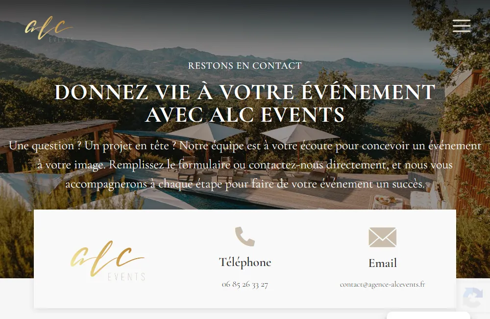 Capture : Alc-Events · Contact
