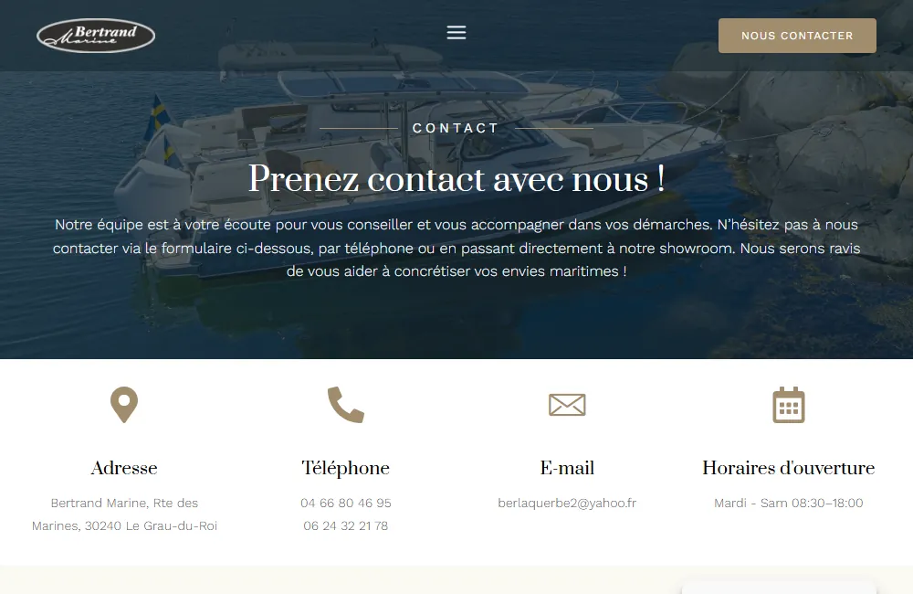 Capture : Bertrand Marine · Contact