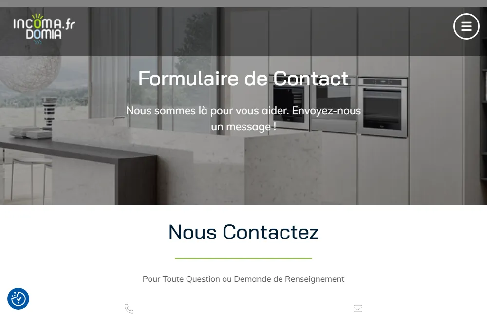 Capture : Incoma Domia · Contact