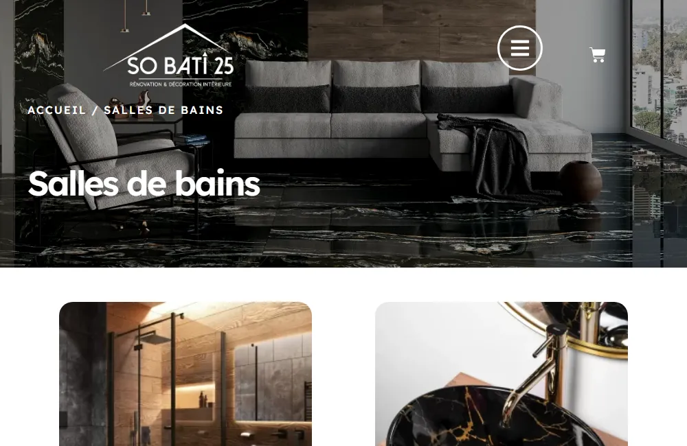 Capture : Sobati 25 · Salles de bains