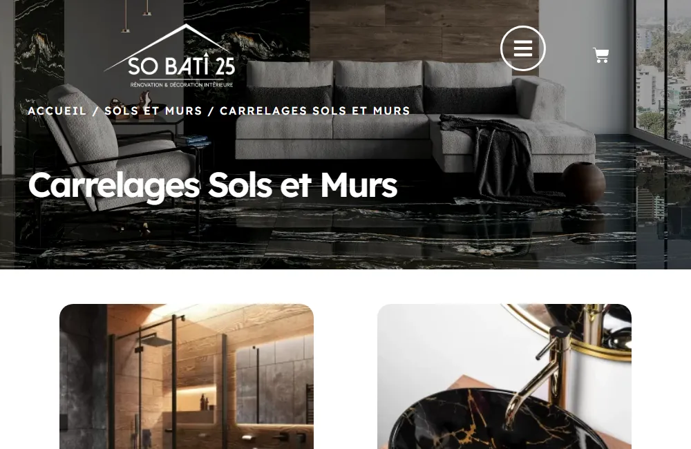 Capture : Sobati 25 · Carrelage sols murs