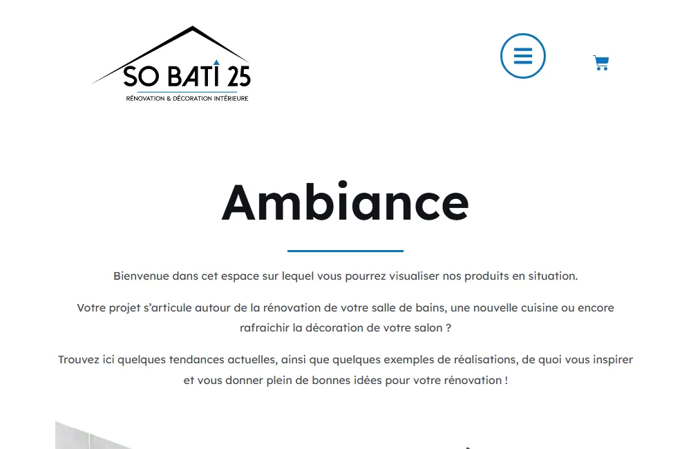 Capture : Sobati 25 · Ambiances showroom