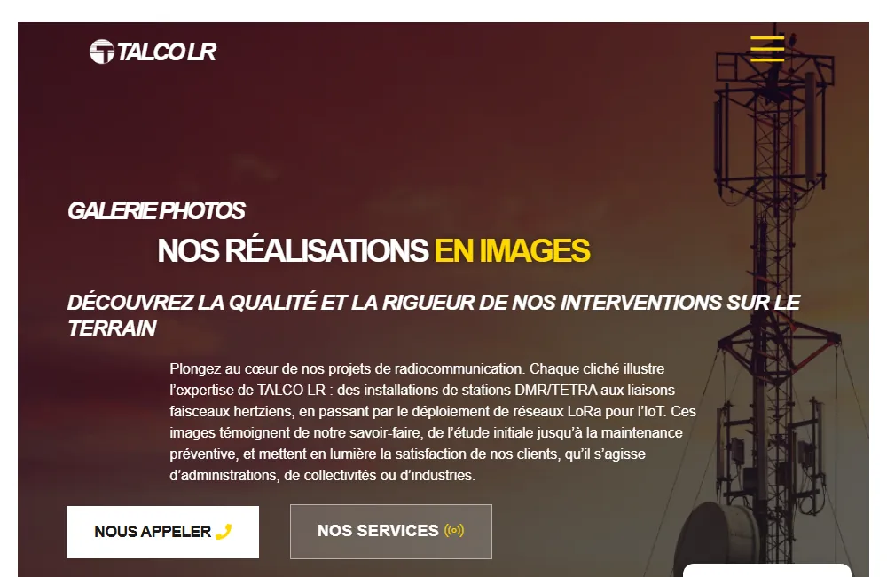 Capture : TALCO LR · Galerie photos