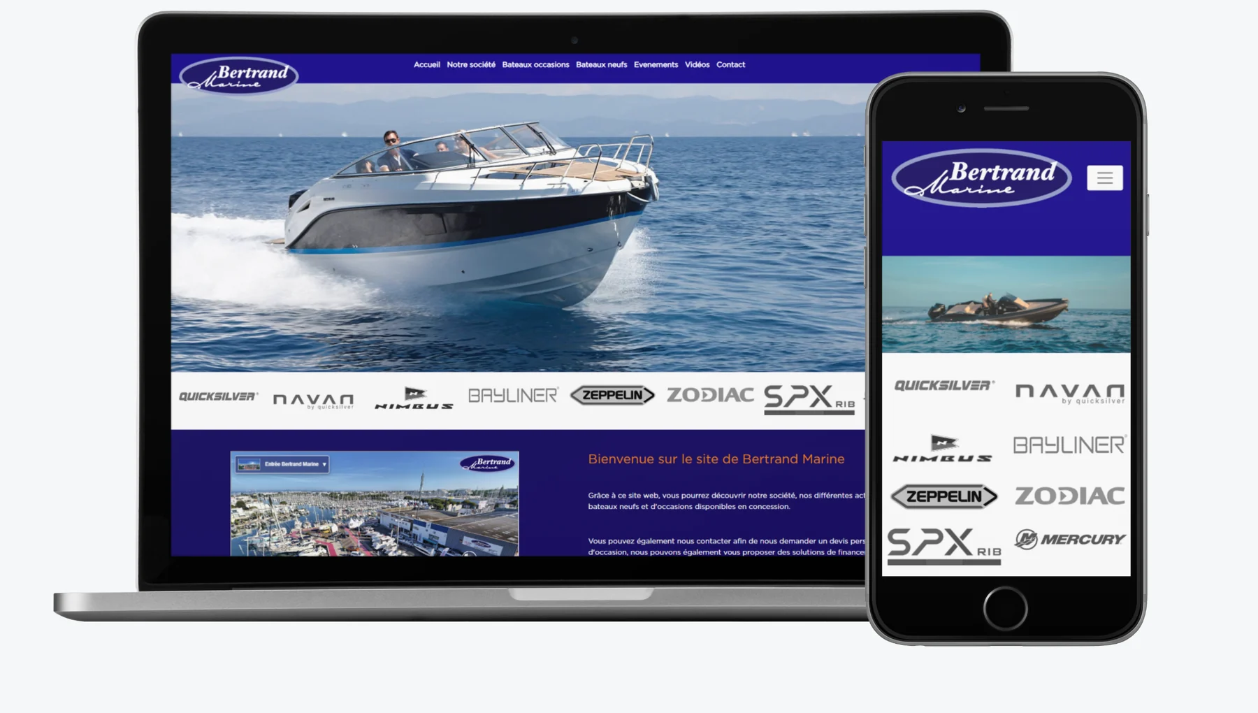 Avant : Bertrand Marine